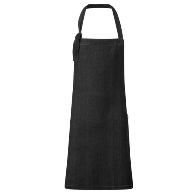 Premier Regenerate Sustainable Bibbed Full Apron True Black