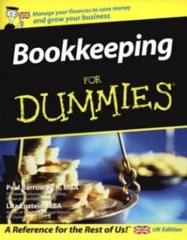 Bookkeeping for Dummies by Paul Barrow Paperback
