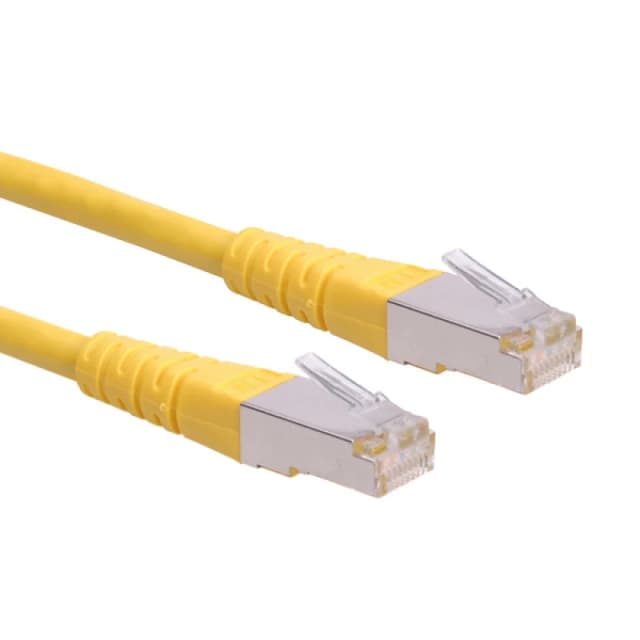ROLINE S/FTP (PiMF) Patch Cord Cat.6. yellow 5.0m