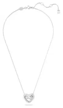 Swarovski 5647924 Matrix Pendant Mixed cuts, Heart, White, Jewellery