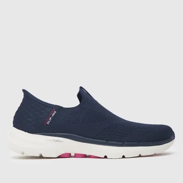 SKECHERS slip ins trainers in navy Navy UK 8 (EU 41)