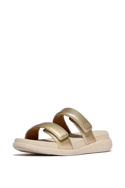 FitFlop Womens F-Mode Go Sandals in Gold Size: 4 Gold Female 4