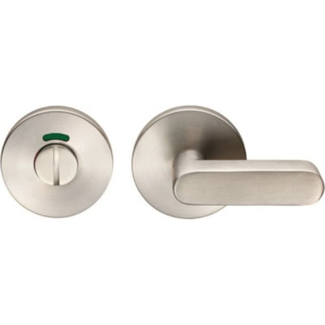 Loops Thumbturn Lock And Release Handle With Indicator 64.5mm Handle Satin Steel Metallics unisex