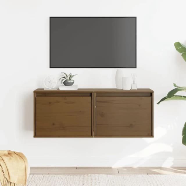 VIDAXL Vidaxl - Wall Cabinets 2 pcs Honey Brown 45x30x35cm Solid Pinewood 8720286840344