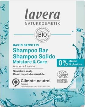 Lavera Basis - Moisture & Care Shampoo Bar - 50g