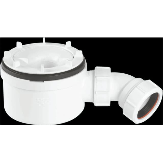 McAlpine ST90-70B 50mm Water Seal Trap Body with 1.5" Multifit Outlet White