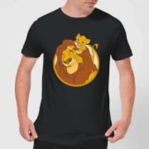 Disney Mufasa & Simba Mens T-Shirt - Black