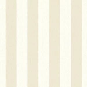 Graham & Brown Julien Macdonald Glitterati Cream Striped Gold effect Textured Wallpaper