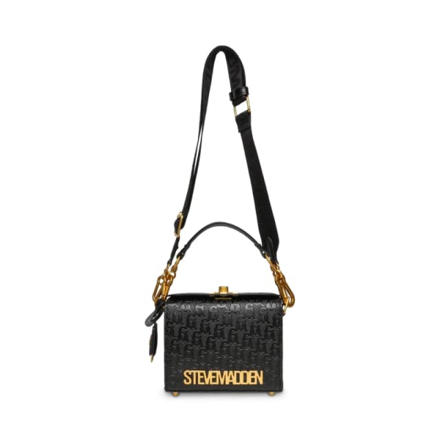 Steve Madden Womens Bnoya Cross Body Bags BLACK/ GOLD female One Size