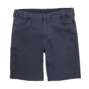 Result Mens Workguard Slim Chino Shorts (3XL) (Navy Blue)