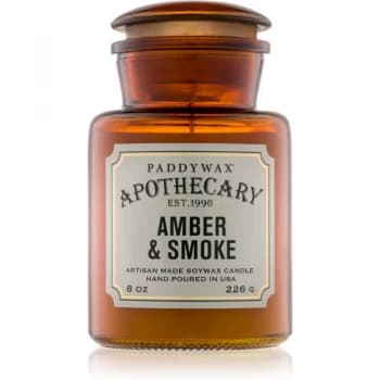 Paddywax Apothecary Amber Smoke Scented Candle 226g