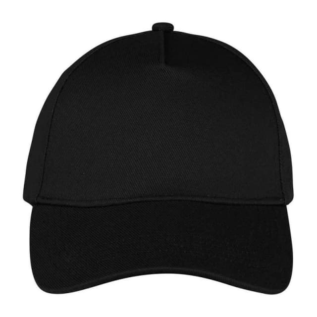 Native Spirit Womens 5 Panel Baseball Cap in Black Female One Size