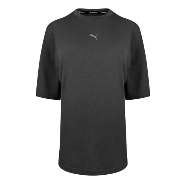 Puma Train Oversized Tee T-Shirt Womens - Grey Grey 8