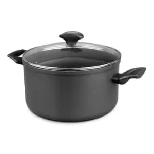 Prestige 9x Tougher Aluminium Stock Pot 24cm Black