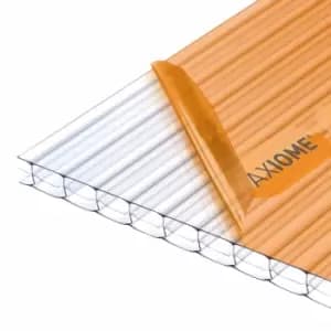 Axiome Clear 16mm Multiwall Polycarbonate Roofing Sheet - 1000 x 2000mm