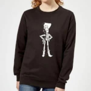 Toy Story Sheriff Woody Womens Sweatshirt - Black
