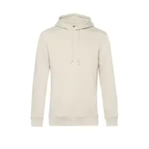 B&C Mens Organic Hoodie (3XL) (Off White)