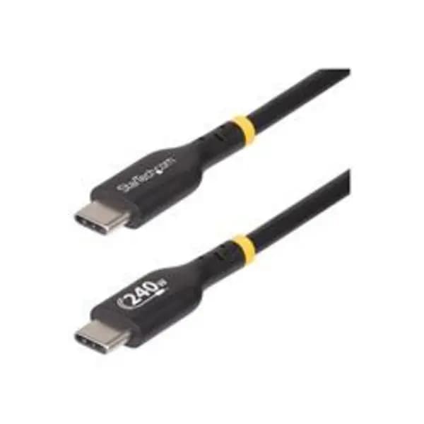 StarTech.com USB-C Charging Cable, 240W PD - 1m USB2EPR1M