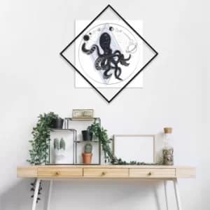 Genius Multicolor Decorative MDF Painting