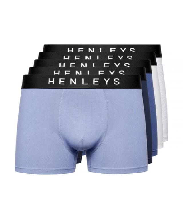 Henleys Inkset Boxers 5pk Multi