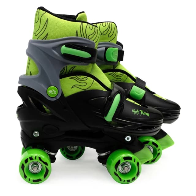 Hot Tuna HotTuna Quad Skates Junior Black/Green male C10-C13