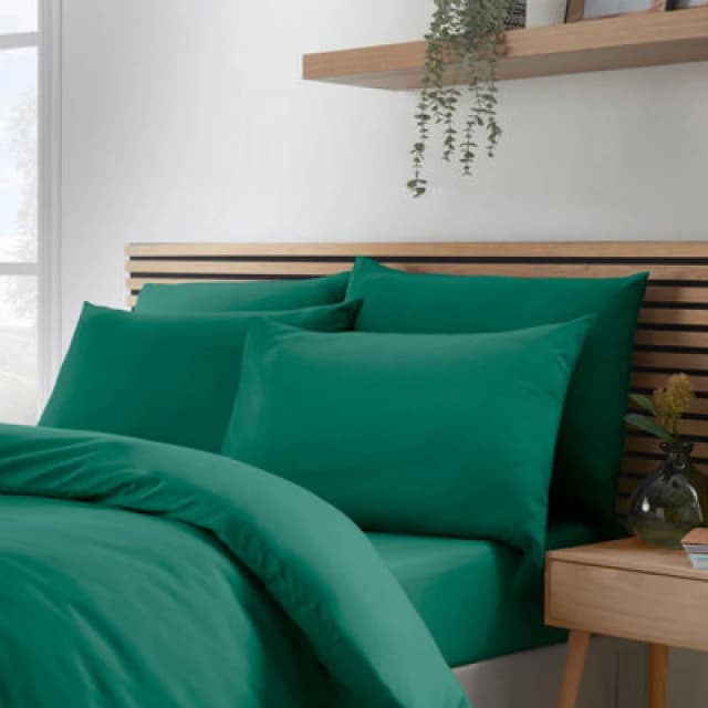 Catherine Lansfield 'So Soft Easy Iron' Standard Pillowcase Pack of 4 Teal