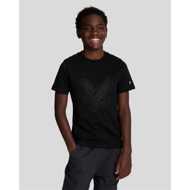 Lyle and Scott Graphic T-Shirt Juniors - Black One Size