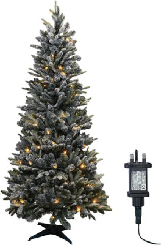 Xmas Haus 2.1M Pre-Lit 150Ww Pop Up Frosty Pine Xmas Tree