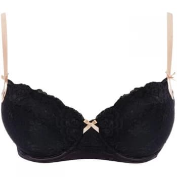 Heidi Klum Zoe contour balconette bra - Black