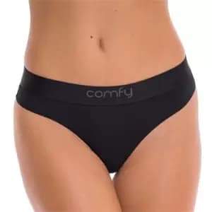 Comfy Womens Wood String - Black