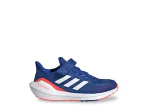 adidas Eq21 Run El Kids, Blue/White, Size 4