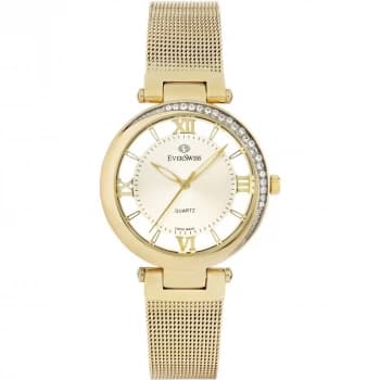 EverSwiss Gold 'Crystal' Ladies Watch - 2812-lgc