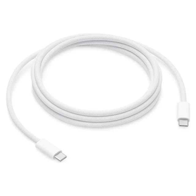Apple - USB cable - 24 pin USB-C (M) to 24 pin USB-C (M) - USB 2.0 - 2m - USB Power Delivery (240W) MYQT3ZM/A