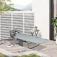 OutSunny Oxford Fabric, Steel Lounge Grey