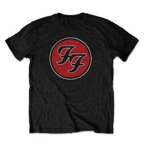 Foo Fighters - FF Logo Unisex Large T-Shirt - Black