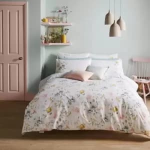 Cath Kidston Pembroke Rose Duvet Set, Single, White