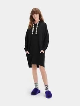 UGG Aderyn Hoodie Dress, Black Size M Women