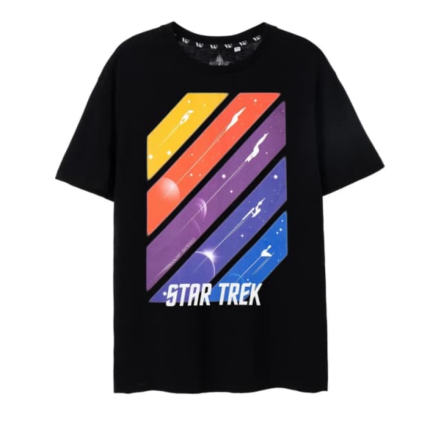 Star Trek Short Sleeved T-Shirt Black