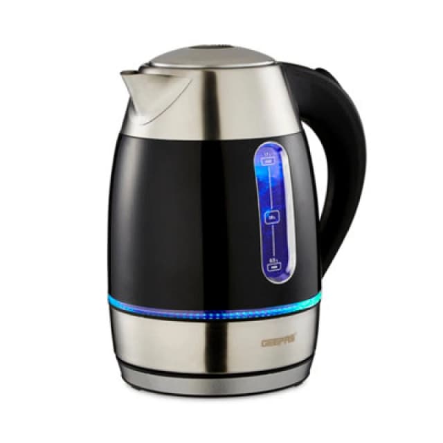 Geepas 1.7L Illuminating Kettle 2200W Boil-Dry Protection 360° Swivel Base Black unisex