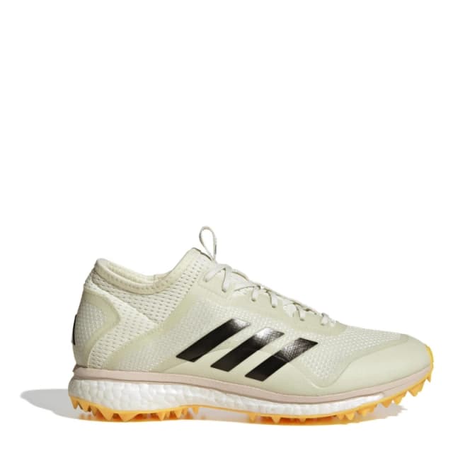 adidas Womens Fabela X Empower Indoor Hockey Shoes Ivory/Blk/Spark female 3.5 (36)