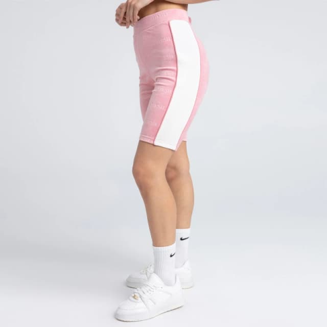 SikSilk Logo Shorts Womens - Pink Pink 4