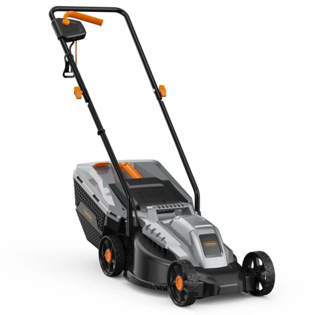 VonHaus For All Types of Grass Electric Corded Lawn Mower 1200W Black