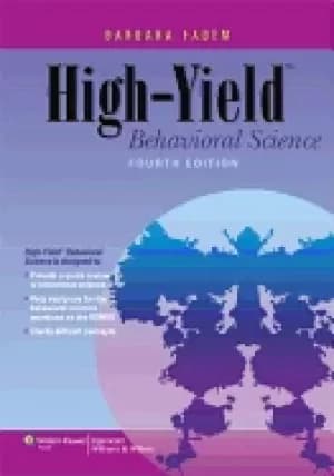 high yield behavioral science