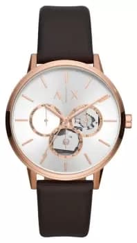 Armani Exchange AX2756 Mens (42mm) Silver Dial / Brown Watch