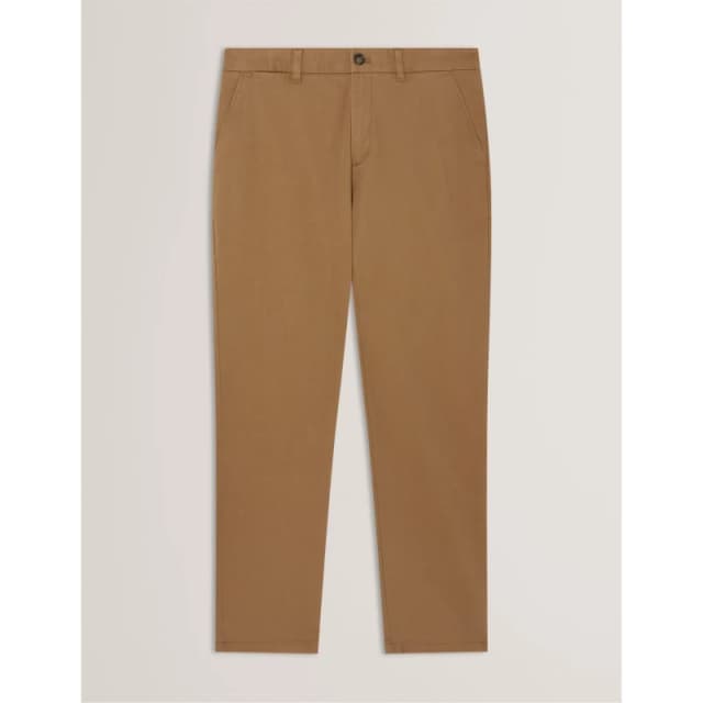 Ted Baker Mens Slim Fit Chinos Tan male S (2)