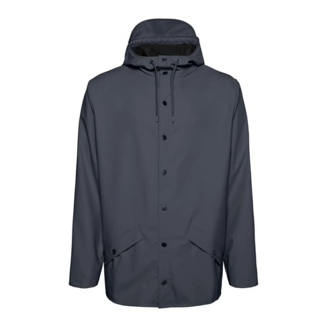 Rains Short Jacket - Grey Grey S