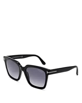 Tom Ford Womens Selby Polarized Square Sunglasses, 54mm