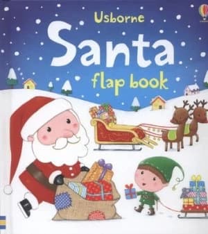 Usborne Santa Flap Book by Sam Taplin and Rosalinde Bonnet Hardback