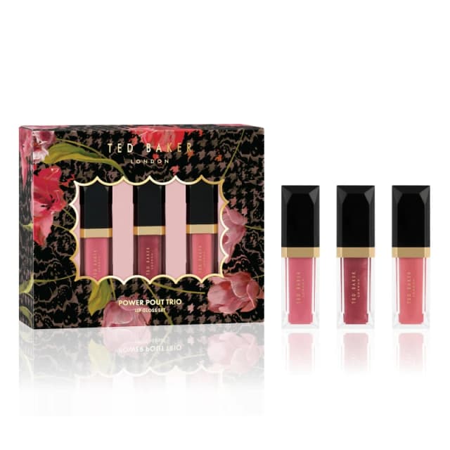 Ted Baker Power Pout Trio Lip Gloss Gift Set 3 x 4.34ml Lip Gloss