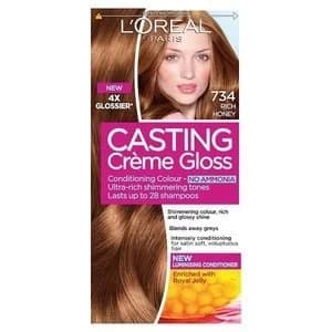Casting Creme 734 Rich Honey Blonde Semi Permanent Hair Dye Blonde